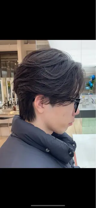 パーマ メンズ 片平 琳大郎のヘアスタイル