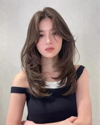 ロング 海外風レイヤーカット 👑店長　平松　由のヘアスタイル