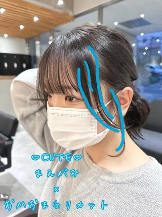 セミロング レイヤーカット/ ブリーチカラー/雅人のヘアスタイル