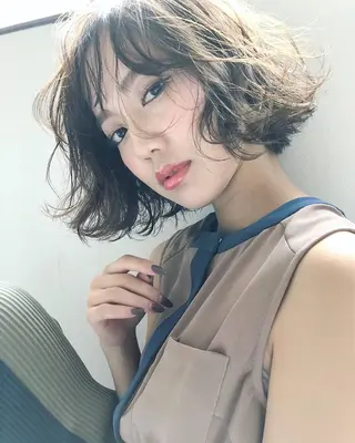 ショート カラー 酸性ストレート/ブリ ーチなし/中村 匠のヘアスタイル