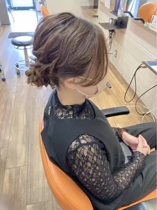 ロング ヘアアレンジ okuda yuukiのヘアスタイル