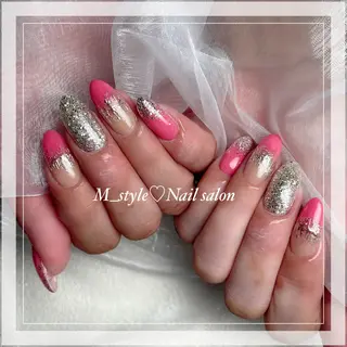 ロング ネイル 下妻市ﾈｲﾙｻﾛﾝ M_styleのネイルデザイン