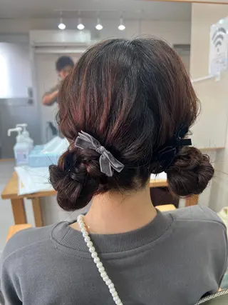 セミロング ヘアアレンジ 山室 敬義のヘアスタイル