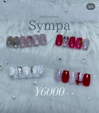 ネイル Sympa 𝓜iwako🐰ᩚのネイルデザイン