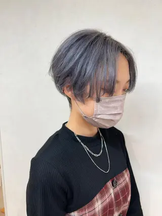 ショート カラー 透明感カラー/ ダブルカラー /ソラのヘアスタイル