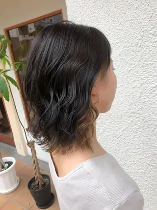 ショート カラー 中津/柔らかカラー/ ナガオ　イズミのヘアスタイル