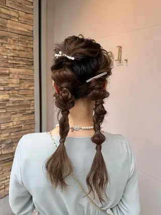 ヘアアレンジ 🦋艶モテカラー/ヘ アセット🦋YURIのヘアスタイル