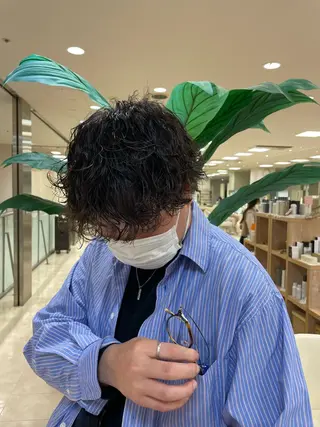 ショート パーマ 暖色レイヤー 🥀REIRIのヘアスタイル