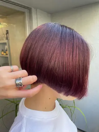 ショート カラー 💘MICOTO藤沢 髪質改善ブリーチ💘のヘアスタイル