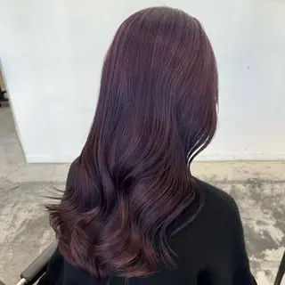 セミロング カラー 🌼動き×透明感🩵 ハイトーン/ナナのヘアスタイル