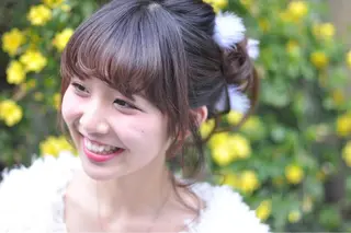 ミディアム カラー ヘアアレンジ 野口 秀人 🦋髪質改善🫧のヘアスタイル