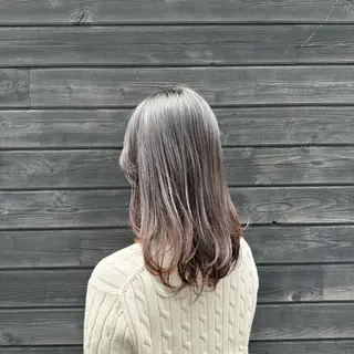 セミロング 南草津/レイヤー/ ゴトウのヘアスタイル