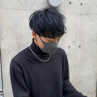 ショート カラー メンズ メンズパーマの達人 🌟川内絵人のヘアスタイル