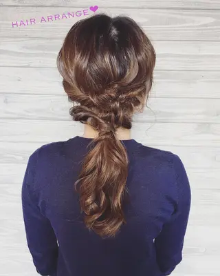 ヘアアレンジ la fith所属・rico_by ヘアとアイブロウのヘアスタイル