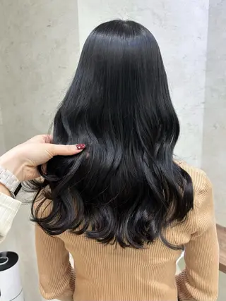ロング カラー 杉田 涼のヘアスタイル