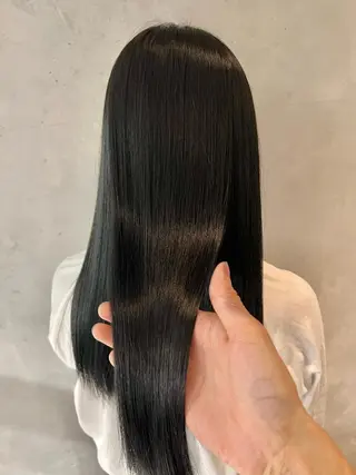 ロング カラー 縮毛矯正　野口 恵のヘアスタイル