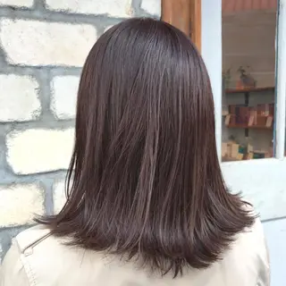 ミディアム カラー emme エミィ/立川のヘアスタイル