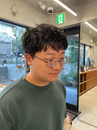 パーマ メンズ 【ブリーチ特化】 イマダナツミのヘアスタイル