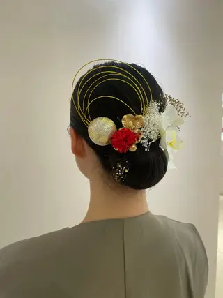 ロング ヘアアレンジ 田中 くるみのヘアスタイル