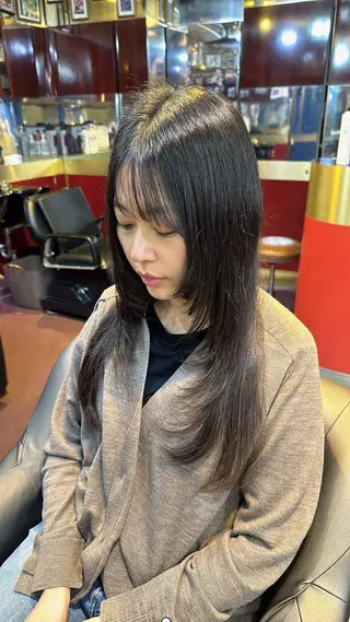 セミロング ⚡GLITZ⚡️平林 侑馬　特殊/カットのヘアスタイル