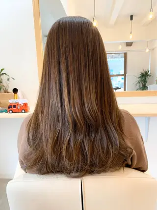 ロング 山内 瑞穂のヘアスタイル