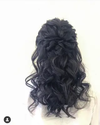 ロング ヘアアレンジ 🤍韓国風ヘア 柴田真帆🤍のヘアスタイル