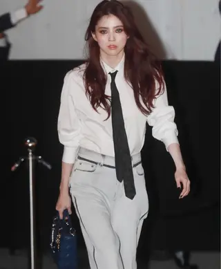 ロング カラー Sugar【シュガー】所属・ブリーチなしWカラー /レイヤーカット大阪のヘアスタイル