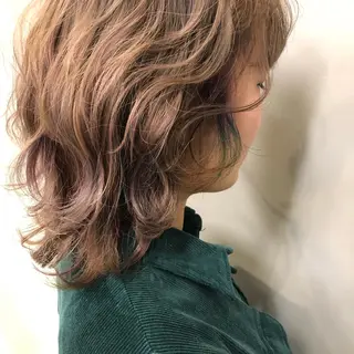 ミディアム 心斎橋 美髪職人 近江のヘアスタイル