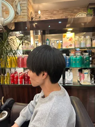 メンズ 縮毛矯正&髪質改善/ きょうの🐺のヘアスタイル