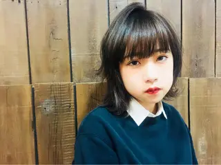 ミディアム カラー 船津武俊 フナツタケトシのヘアスタイル