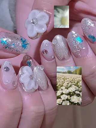 ネイル 3dパーツ/流行り 👧shushu❤️のネイルデザイン