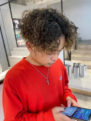 ショート パーマ メンズ 🇰🇷カルマパーマ kaito🇰🇷のヘアスタイル