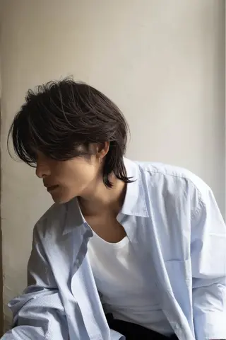 ミディアム パーマ メンズ 吉祥寺/メンズ/ メンズパーマ/トナミのヘアスタイル