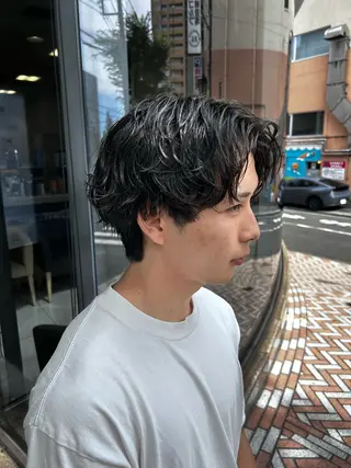 パーマ メンズ Men's特化⚡️ モテ髪SYUUのヘアスタイル