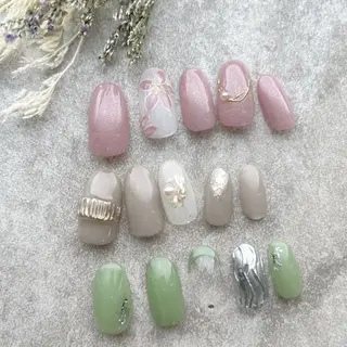 ネイル aune nail Ayakaのネイルデザイン