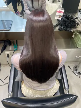 ロング CYAN by artefice所属・安達 萌花のヘアスタイル