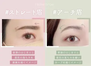 アイブロウ eter所属・eter Ayakoの眉毛・アイブロウイメージ
