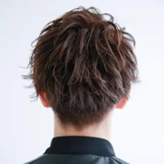 ショート カラー メンズ インナーカラー/ ストレート/奥野洸也のヘアスタイル