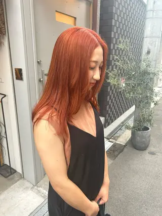 セミロング カラー メイ🩰 wカラーのヘアスタイル