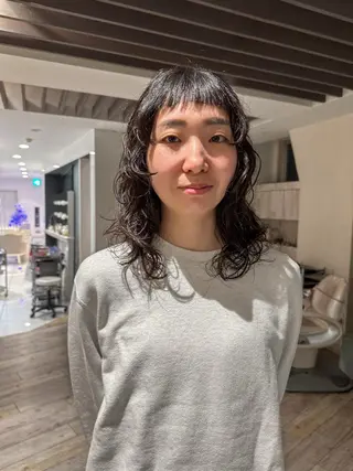 ミディアム パーマ driP.　by HAVANA所属・パーマ / ボブ /ショート 谷口 陸のヘアスタイル