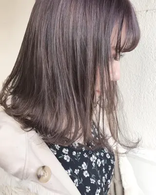 ミディアム Musiiik hairのヘアスタイル