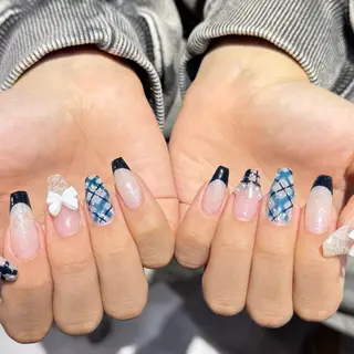 ロング 小川 柚香のネイルデザイン