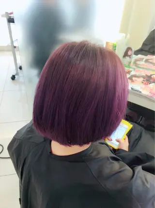 ショート カラー 髪質改善 頭身浴/ 中田のヘアスタイル