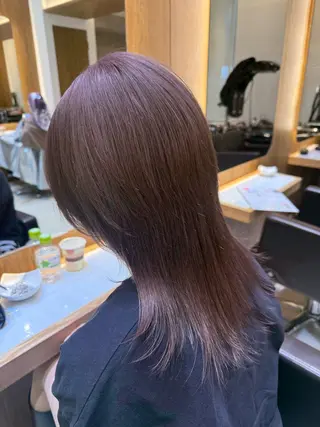 ミディアム カラー ヘアアレンジ 美髪量産/髪質改善 🖤RYUSEI🖤のヘアスタイル