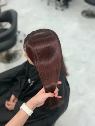 ロング *⋆꒰ঌまろやか暖色 まな🥣🪽のヘアスタイル