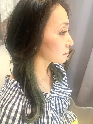 セミロング 髪質改善🌸 タケウチハナノのヘアスタイル