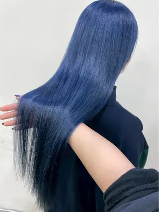 ロング カラー waka❤️✨ レイヤーボブ/ネイルのヘアスタイル