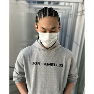 メンズ キッズ BRAIDS💎愛子 大人ハイライト💎のヘアスタイル