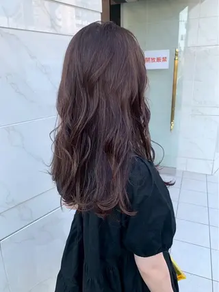 カラー 博多/ ブリーチ/暖色/色味のヘアスタイル