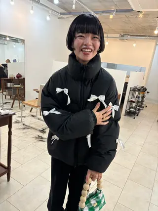 ショート NOUN所属・eri kinjoのヘアスタイル